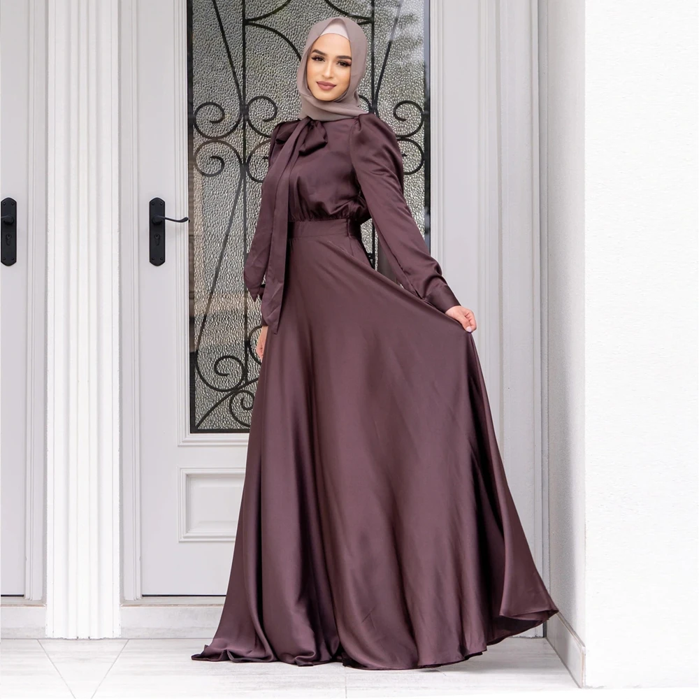 RIMAIRE Abayas Muslim Dresses Islamic Dresses Dubai Abaya Luxury 2024 Modest Dress Muslim Sets Muslim Woman Abayas Turkey Jersey