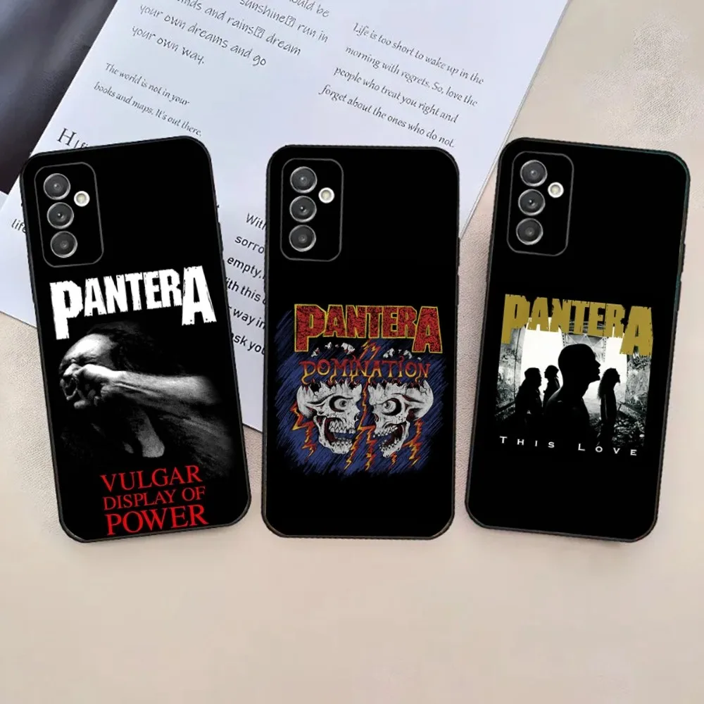 Pantera Ritual Metal Band Phone Case For Samsung Galaxy A20,A21s,A22,A31,A32,A52,A53,A72,73,A80,A91 Soft Black Phone Cover