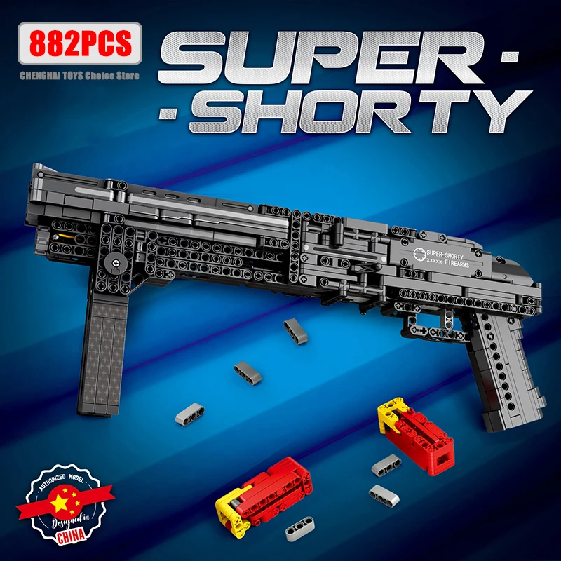 Military Weapon WW2 Submachine 98K Desert Eagle Pistol Building Blocks Model Technical Rifle Bricks Guns Boys Toys for Kid Gifts