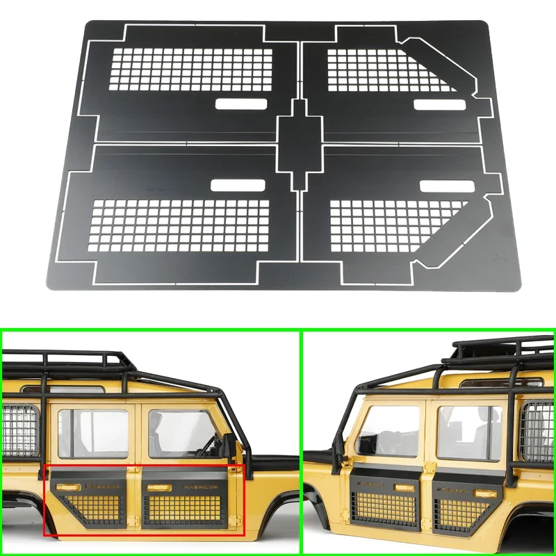 1 Set Metal Protective Net for 1/10 RC Crawler Car Traxxas Wilderness Guard RD110 RD130 Accessories