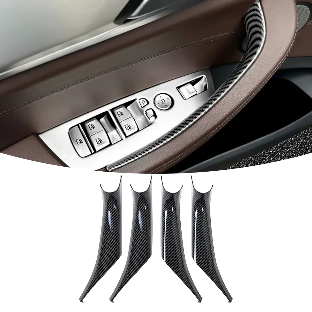 

Car Inner Door Panel Handle Pull Trim Cover Auto Interior Accessories For BMW X3 G01 G08 X4 G02 2018-2021 Right Left Car Styling