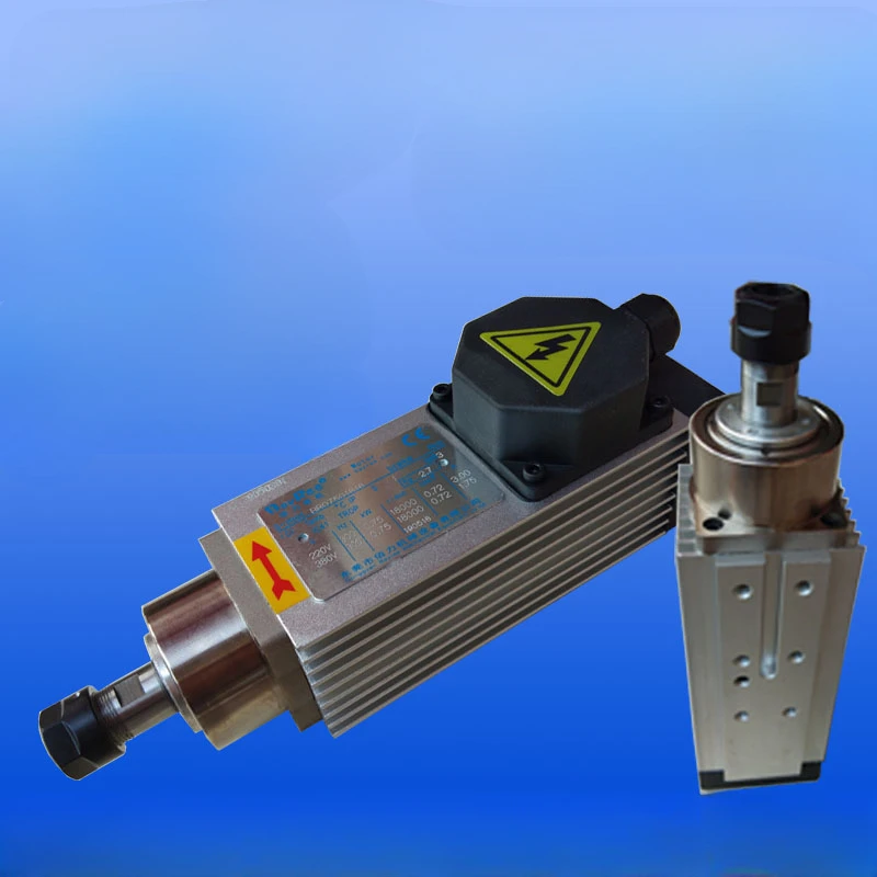 Air cooled spindle motor, high-speed drilling, polishing, engraving motor shaft, 1.5KW-1500 rpm, ER25