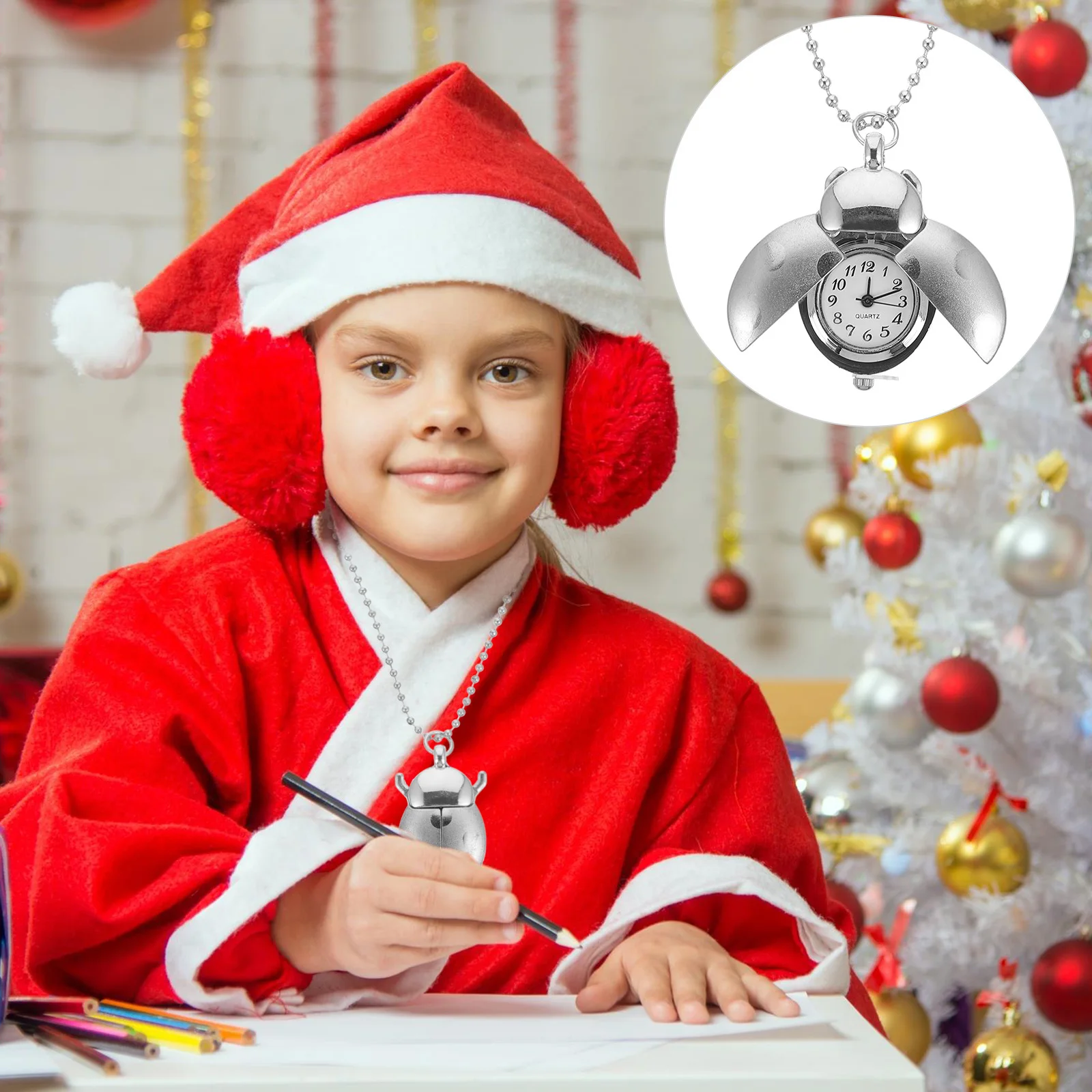 

1pc Vintage Pocket Watch Retro Beetle Designed Zinc Alloy Quartz Hanging Timepiece For Men Women Collectors Gift