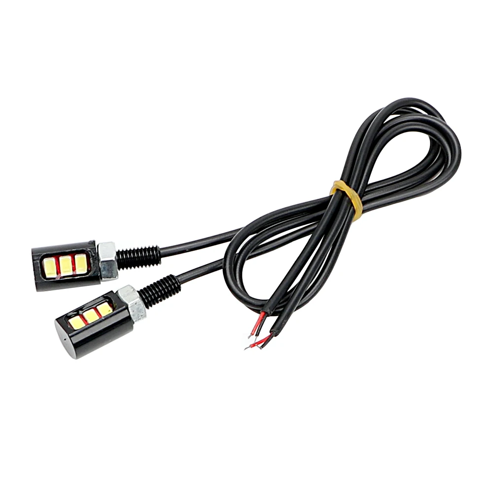 2pcs Car-styling Car Licence Plate Light Car Accessories 12V LED 5630 SMD Screw Bolt Lamp Auto Motorcycle Tail Light