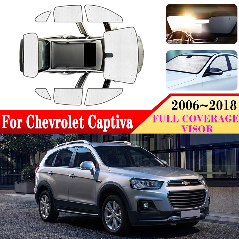 Car Cover Visor For Chevrolet Holden Captiva C100 C140 Daewoo Winstorm 2006~2018  Auto Windshield Anti-UV Sun Protector Covers