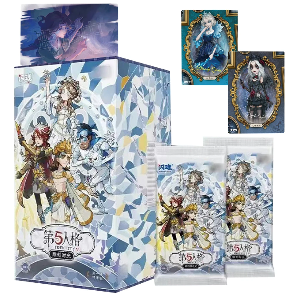 Genuine Anime Identity V Collection Cards Sculpture Time Series Game Characters Essence Story Cards Board Toys Children's Gifts