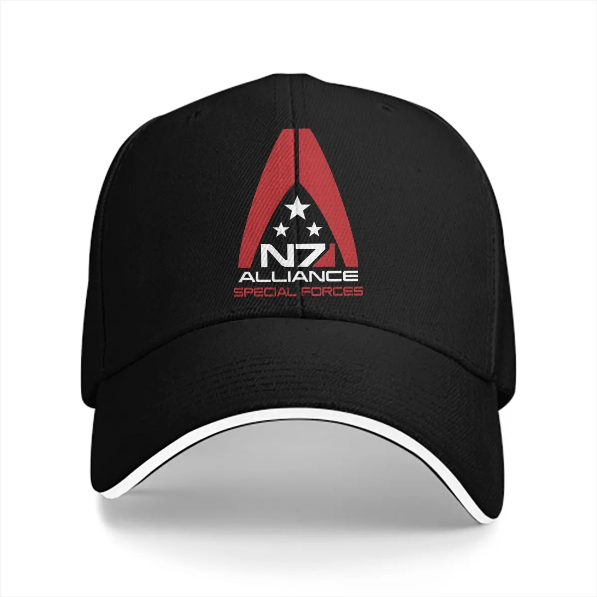 

N7 Logo Baseball Cap Men Hats Women Visor Protection Snapback Mass Effect Game Caps