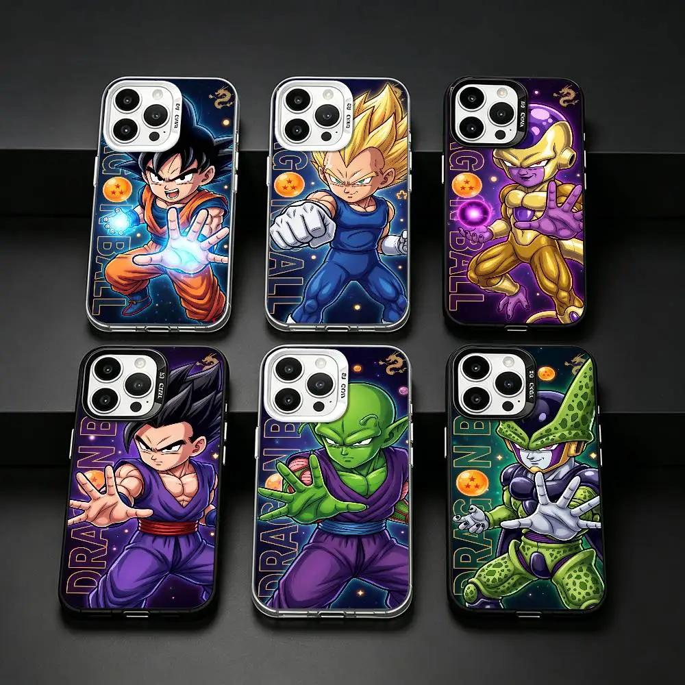 Funda Protectora con Diseño de Goku de Dragon Ball Z para iPhone 17 16 15 14 13 12 11 Pro Max Plus Mini