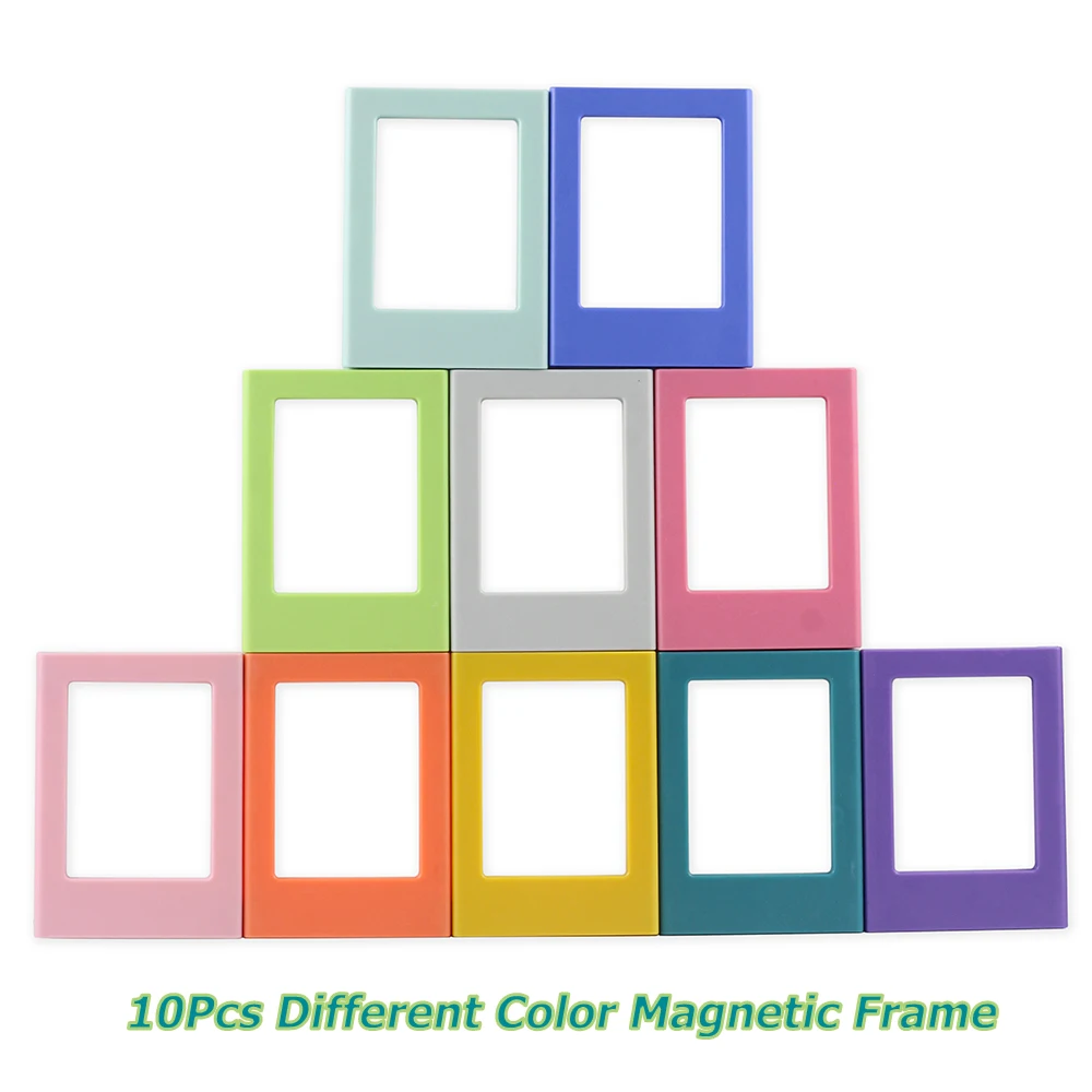 5-20PCS Free Combination Magnetic Photo Frame For Fujifilm Instax Mini 12 Film Mini SE 99 11 8 7+ 40 Evo Instax Film Photo Frame