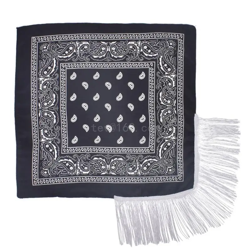 Fashion Cowgirl Bachelorette Fringe Bandanas Bachelorette Bandanas Cowgirl Bandana Tassel Neckerchief Bandanas For Women