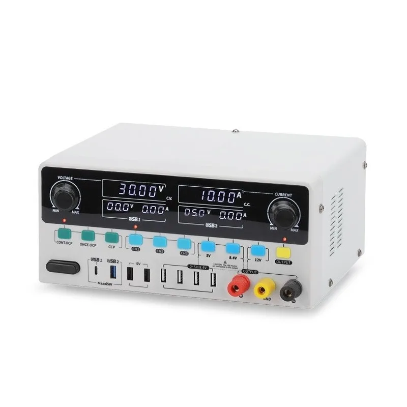 High Precision Linear DC Regulated Power Supply 30V 10A High Power Adjustable Bench Power Source Constant Voltage Constant