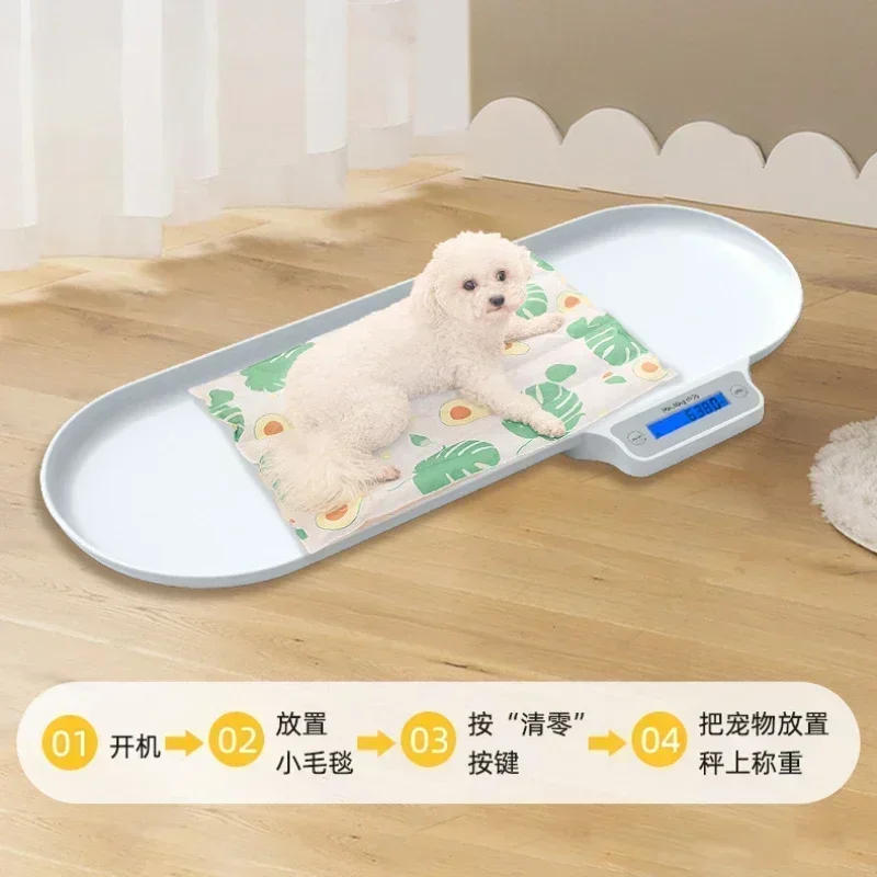 Large and Medium Pet Scales inligent Electronic Scale Dog Cat Precise Weigher Dog Cat Puppy Weighing Tool Weighing Scales