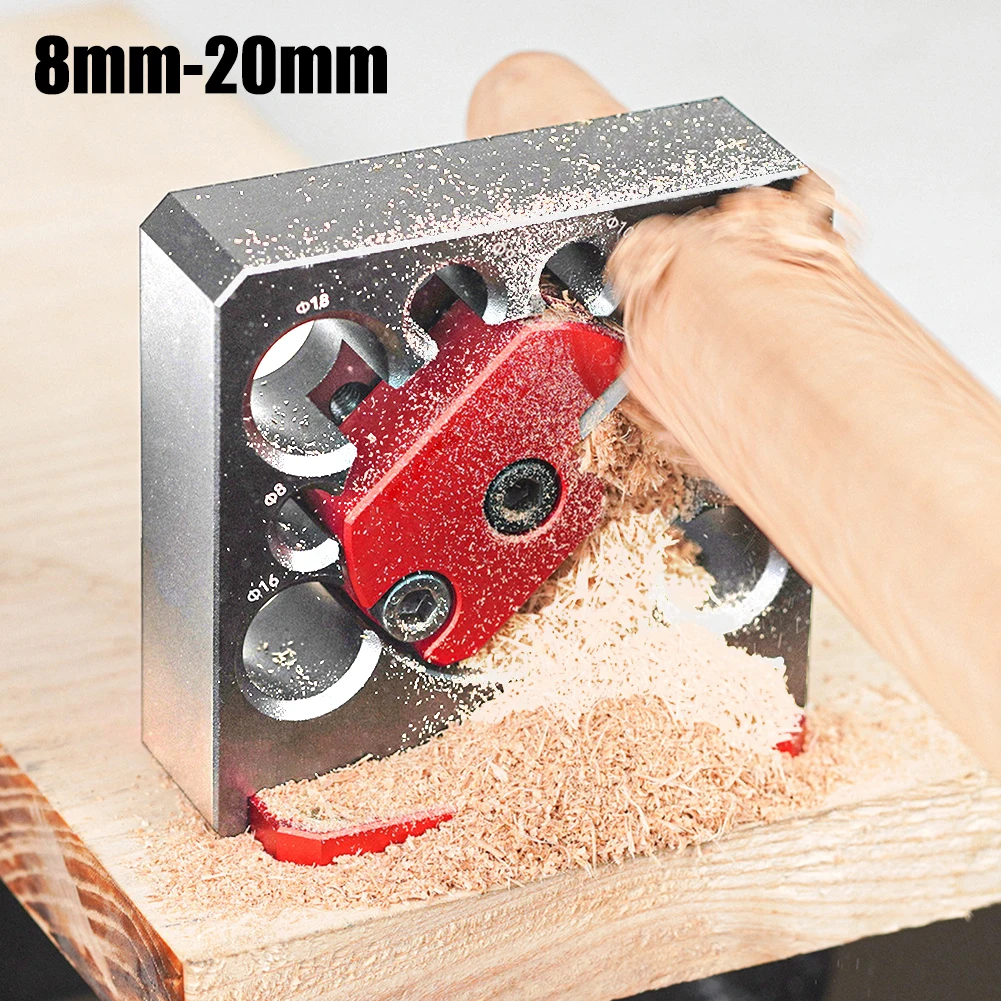 Ajustável Dowel Maker Jig com lâminas de carboneto, furadeira elétrica, fresamento, ferramenta auxiliar, madeira Dowel Maker, Woodworking Tool