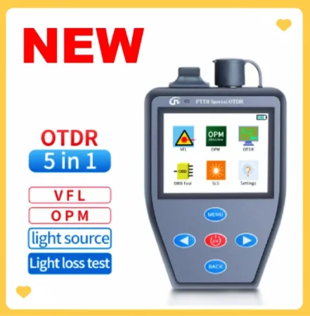 

FTTH OTDR VFL Stable Light Source Multifunctional Optical Fiber Fault Detection Active Optical Fiber Supporting Portuguese
