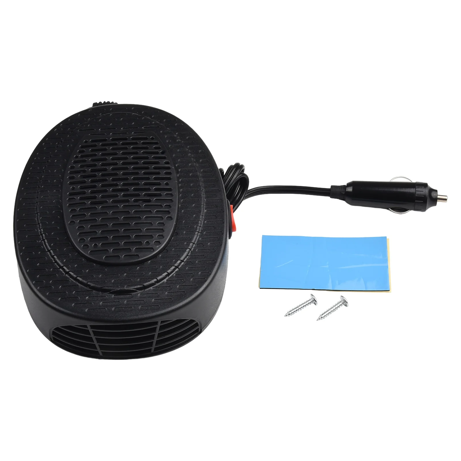 Fan Car Heating Thermal Switch Large Air Outlets Statu New Cool Air Low Noise Swivel Stand Cooler Mode Hot Air