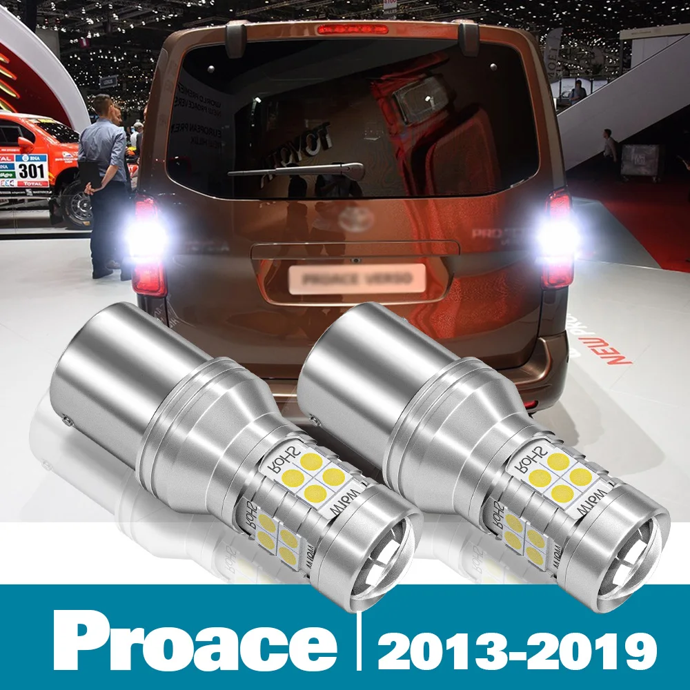 

2pcs LED Reverse Light For Toyota Proace Accessories 2013-2019 2014 2015 2016 2017 2018 Backup Back up Lamp