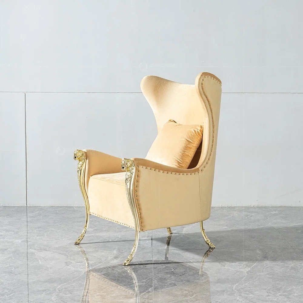 Amerikanischer leichter Luxus-Sofastuhl, Freizeitstuhl, Wohnzimmer, Internet-Promi-Tiger