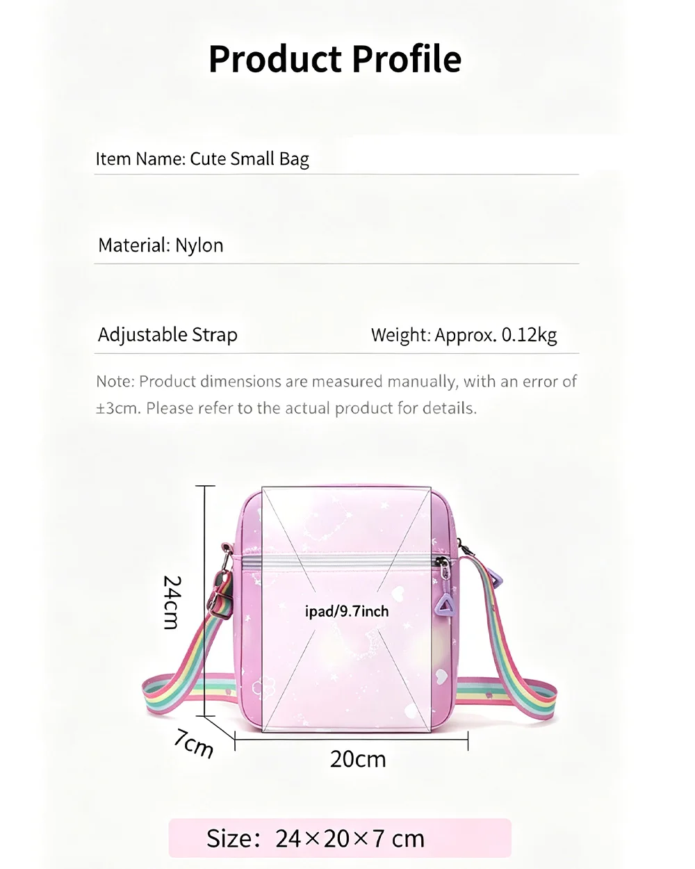 Purse Wallet Belt Pouch Shoulder Bag Daypack Candy Bag Learning Kit Portable Sports Backpack