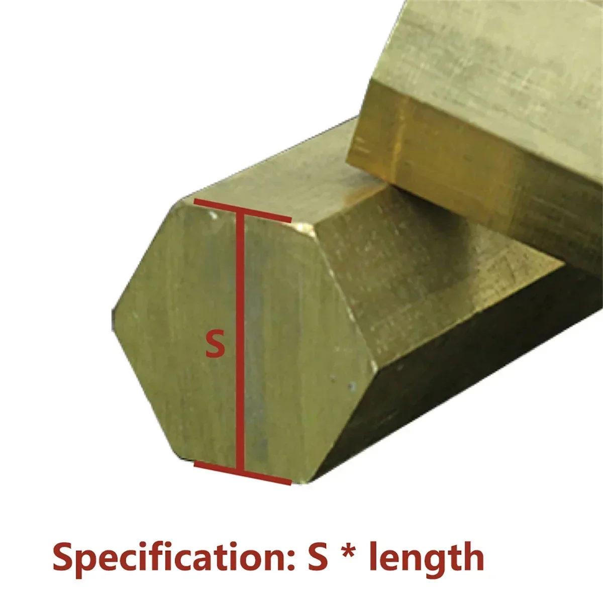 

H59 Brass Hexagonal Bars Solid Hex Rods 3-32mm CNC Machined Metal Bars 200mm & 500mm Length Options