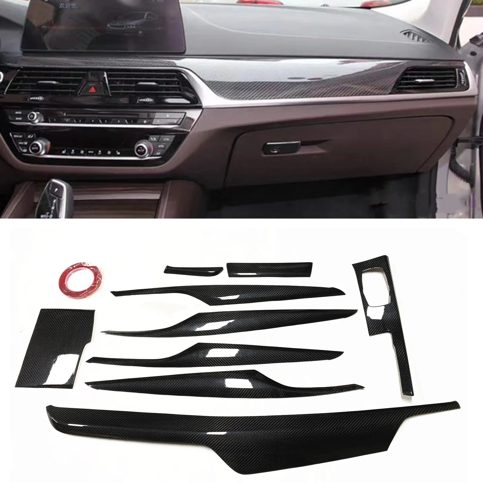 

Накладка на внутреннюю консоль Pop с левым рулем для BMW G30 G38 530i 540i M5 F90 6 серии GT G32