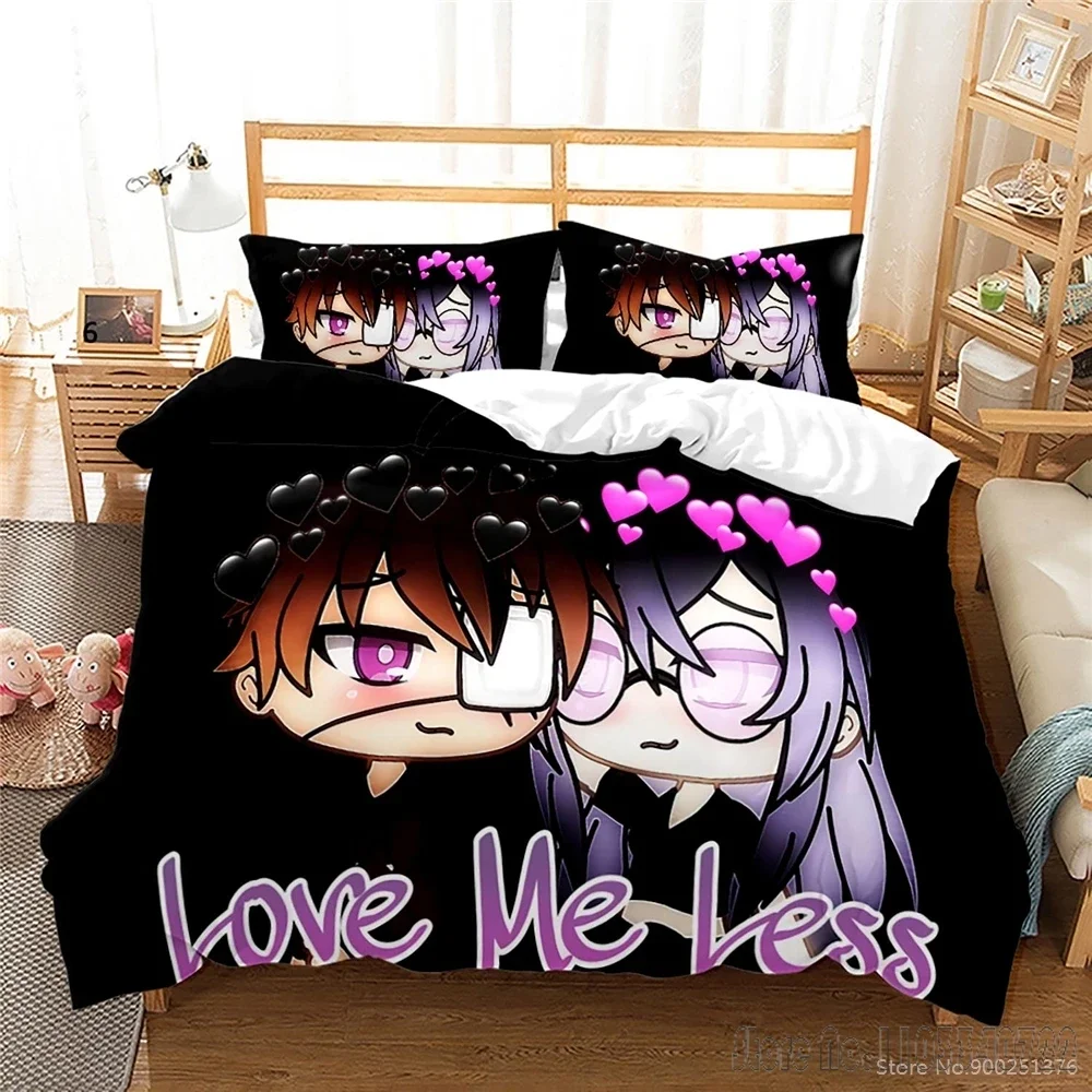 

3D Cute Cartoon Printed Love Child Duvet Cover Set HD Comforter Cover Bedclothes for Kids Bedding Sets Bedroom Decor