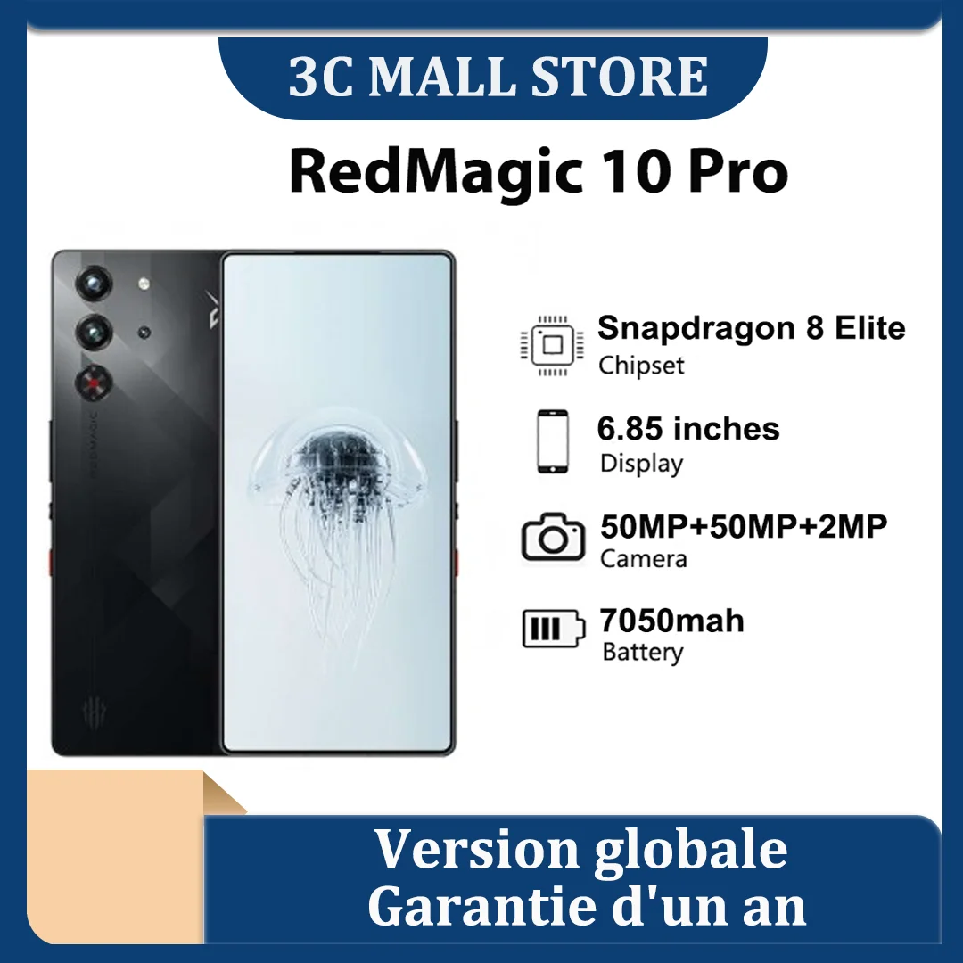 Global Version RedMagic 10 Pro 5G Gaming Phone 6.85