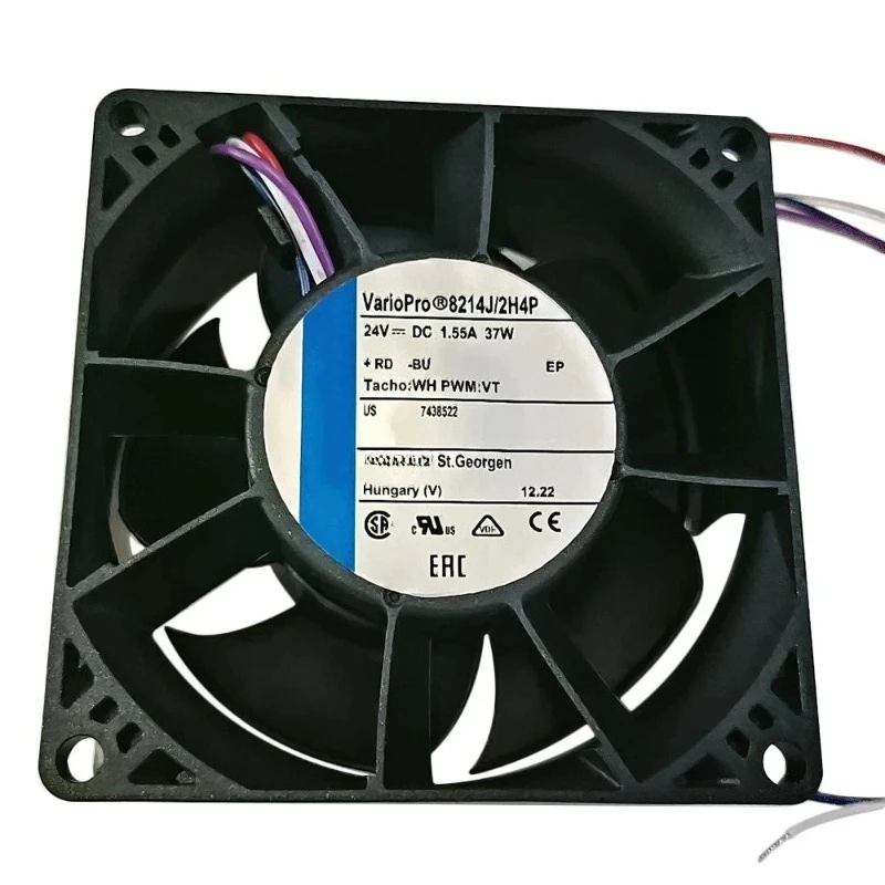 

8214J/2H4P 24 В 1,55 А 37 Вт Оригинальный вентилятор