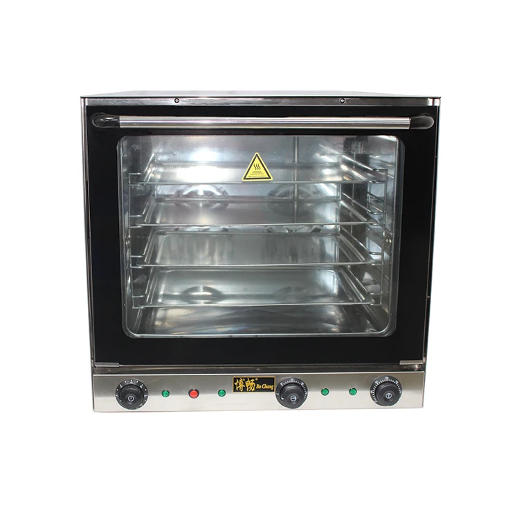 Commercial 4 Trays Ovens Bakery Equipment Electric Convection Oven with Steam Function