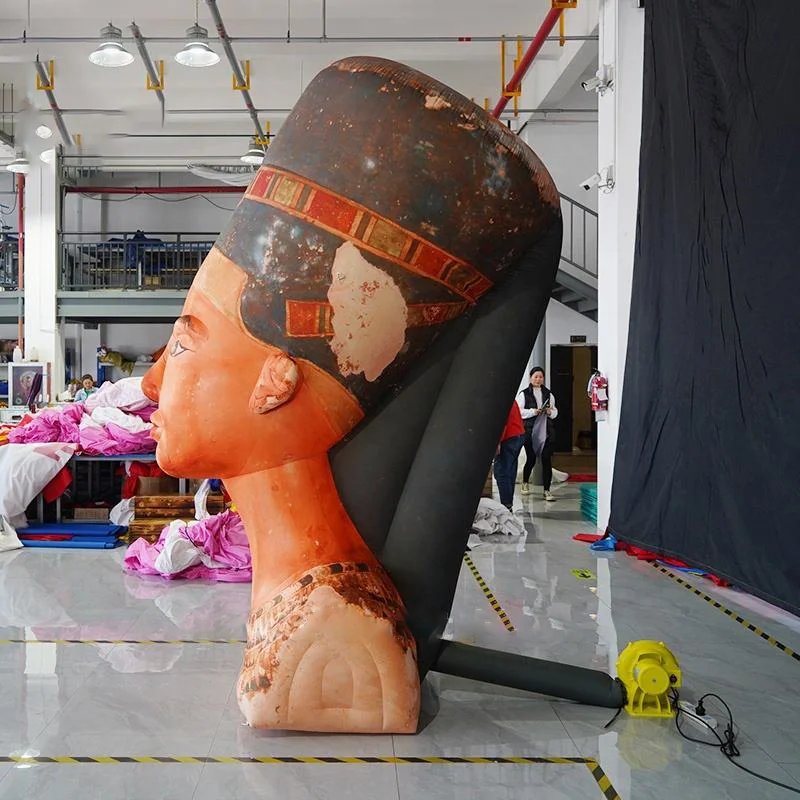 Pubblicità gonfiabile del design della mascotte della personalizzazione dei cartoni animati della figura del modello del personaggio egiziano