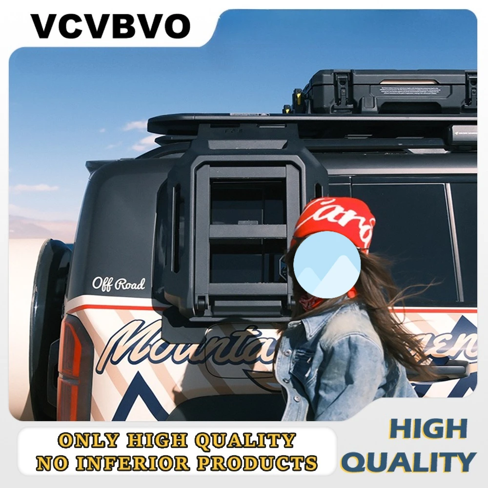 

Аксессуары для багажника на крышу автомобиля Guard Discovery, новая лестница, неразрушающая установка, алюминиевый сплав, хорошая несущая способность