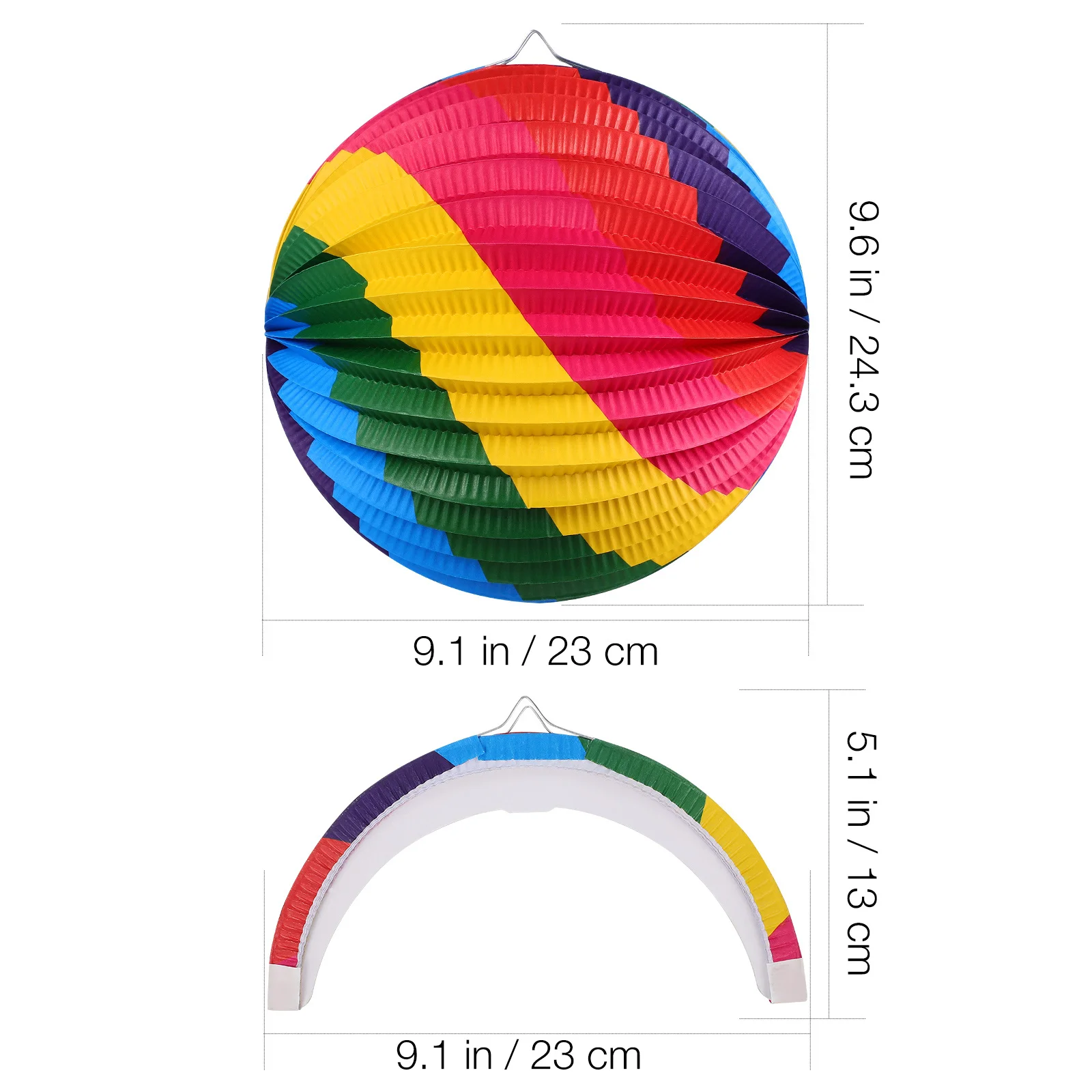 4 шт. бумажные фонари для праздников, складные
