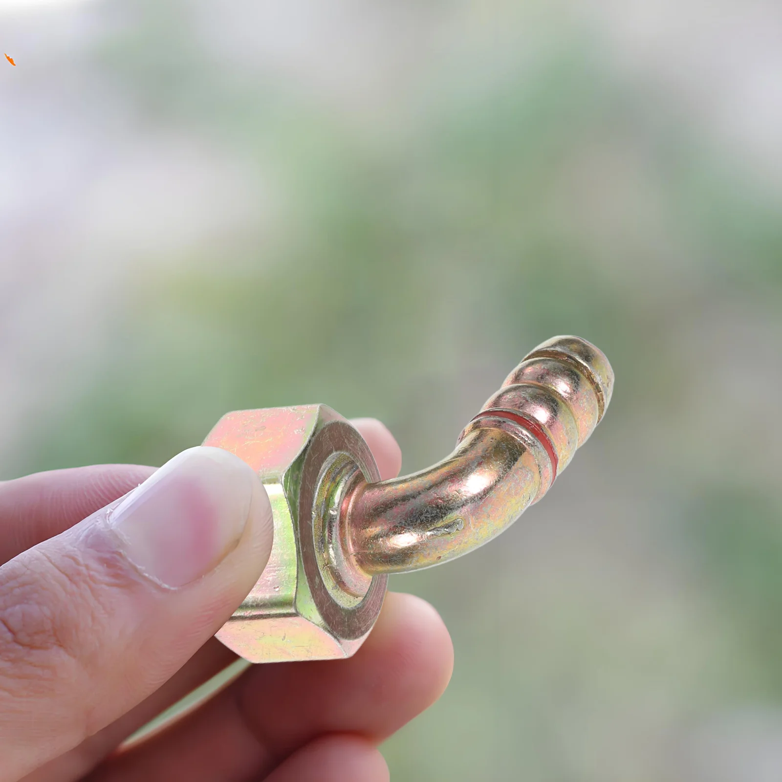 

4 set Universal Gas Hose Connector 1 4 Inch Line Connect Parts Thread for Stove Flexible Line Adapter Reusable Parts