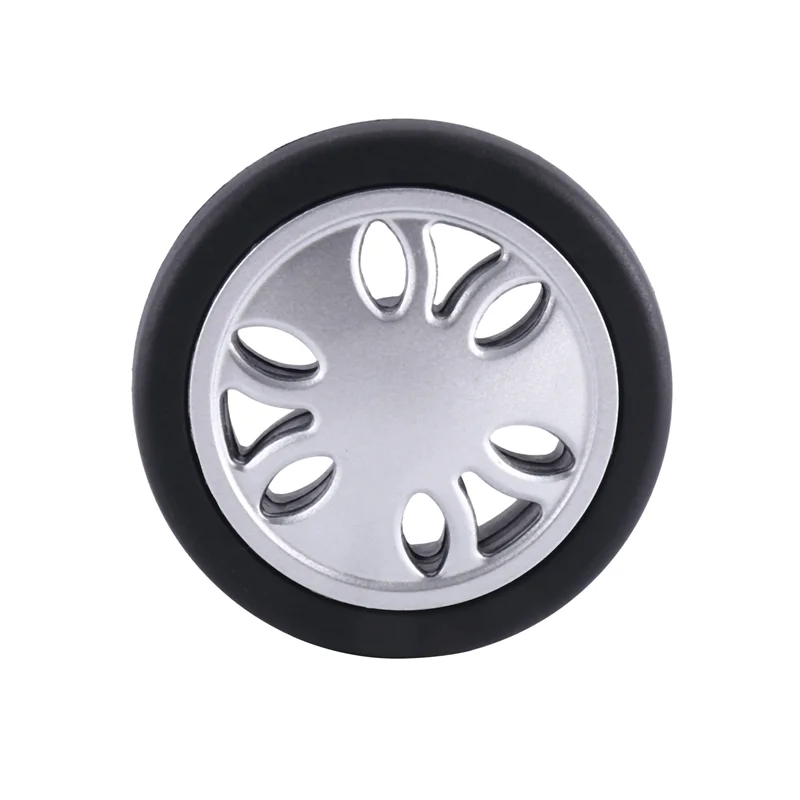 A33R-M6 50Mm x 12mm maleta de equipaje ruedas de repuesto resistente al desgaste PU rueda herramienta de reparación de lujo 1 par