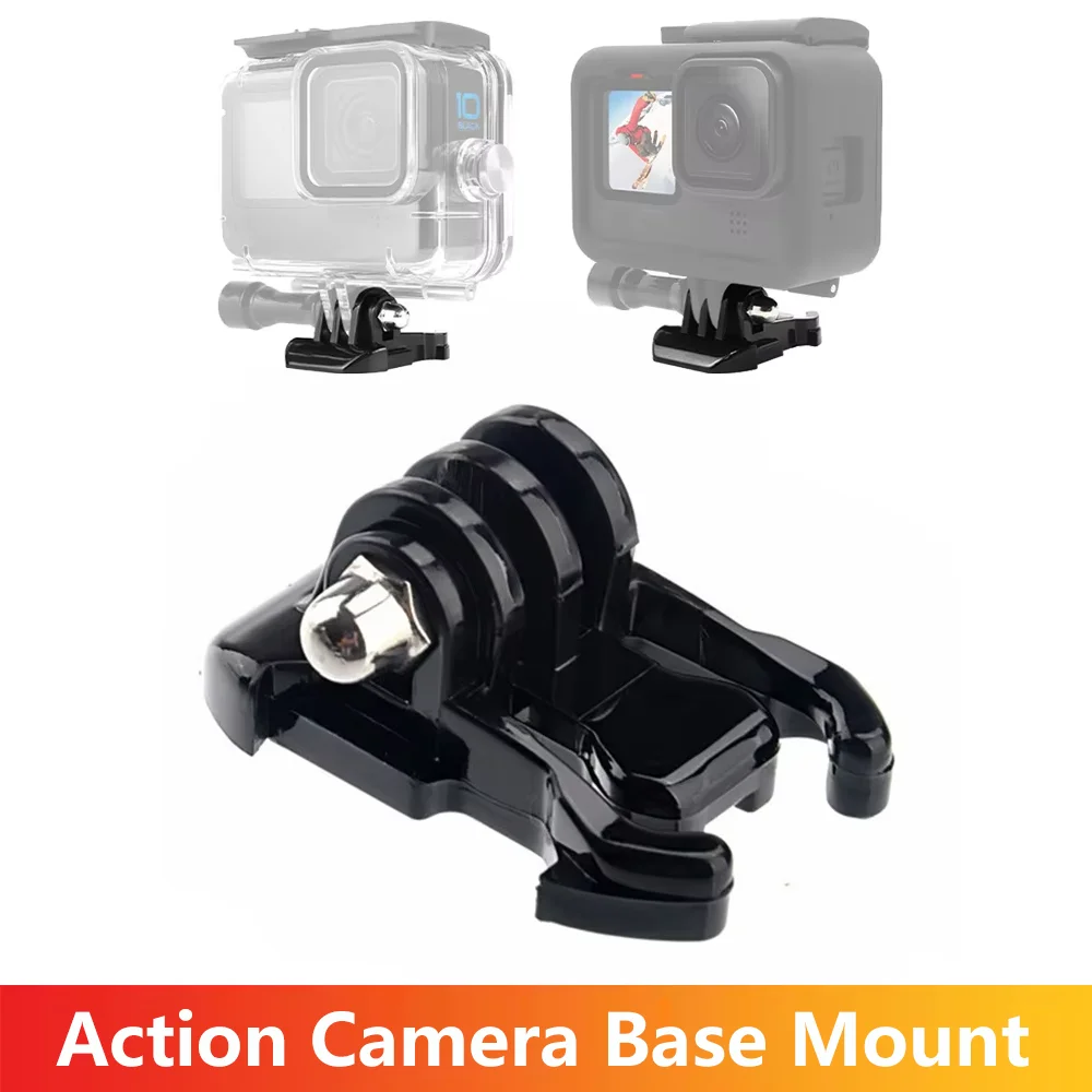 Quick-Release Base Buckle Mount For GoPro Hero 13 12 11 10 9 8 7 Insta360 SJCAM SJ4000 AKASO DJI Osmo Action Camera Accessories