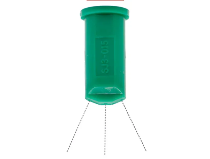 Three-Hole Liquid Fertilizer Spraying Nozzle  Anti-Drift Windproof 3 Hole Nozzle For Paddy Field Sealing Spray Agricultural