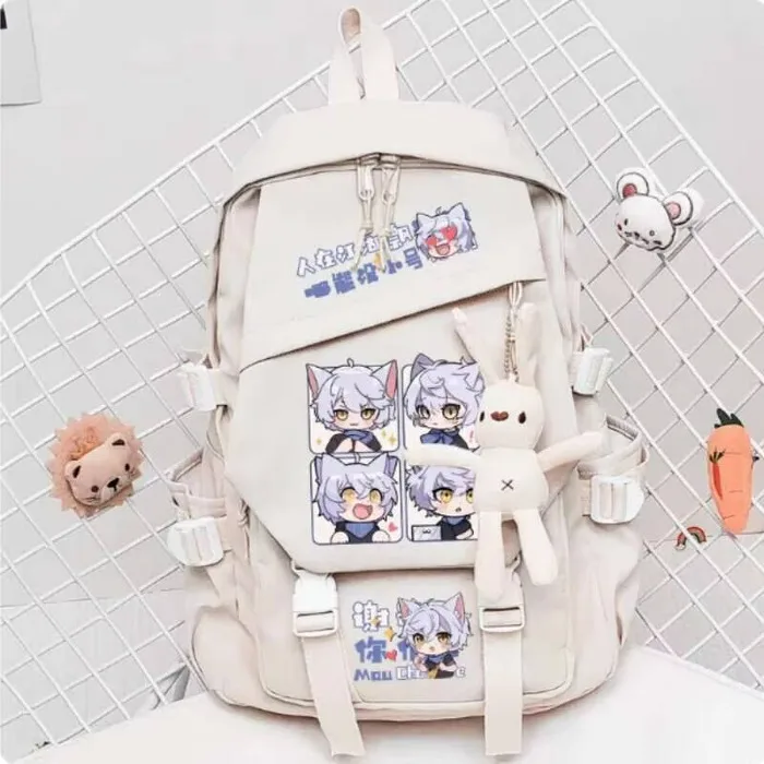 

Mau Chat-Ye's Drive Loong Juvenile Schoolbag Backpack High-Capacity Shoulder Bag Cosplay Travel Student Teenager B2094 hit