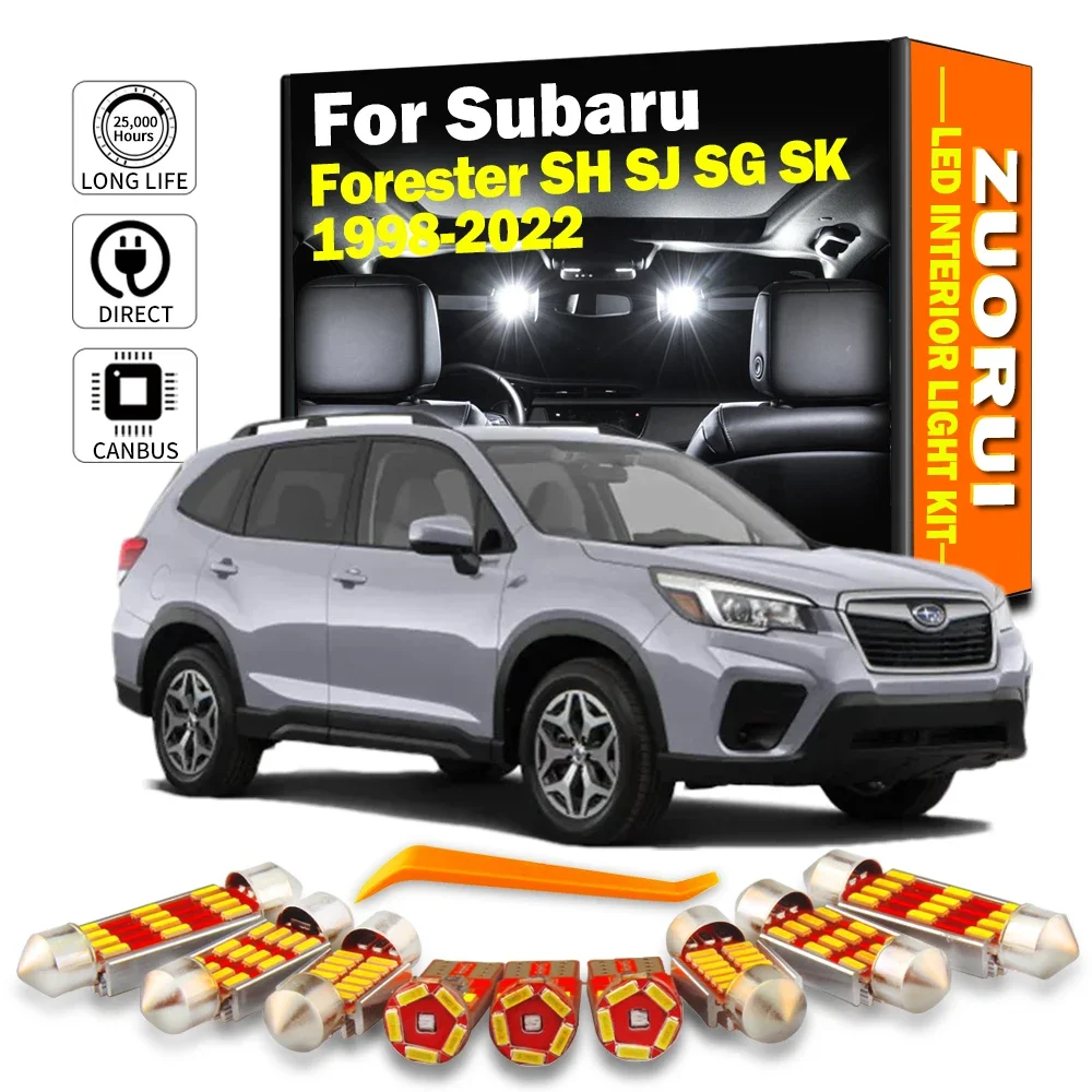 

Светодиодные лампы ZUORUI для Subaru Forester SH SJ SG SK 1998-2015 2016 2017 2018 2019 2020 2021