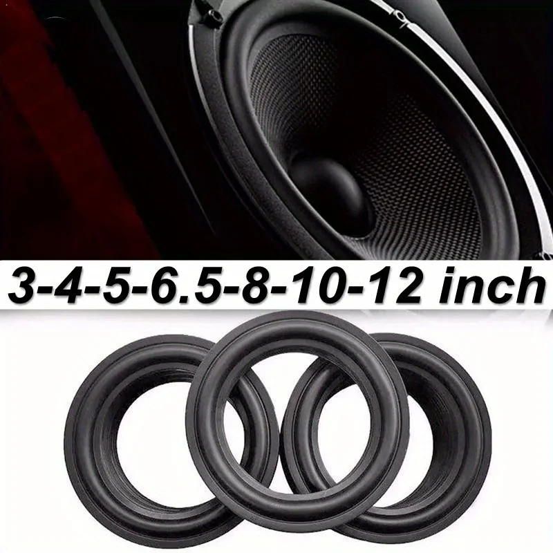 

3-12-дюймовый динамик объемный резиновый НЧ-динамик край кольцо пенопласт аудио ремонт универсальный динамик резиновое кольцо