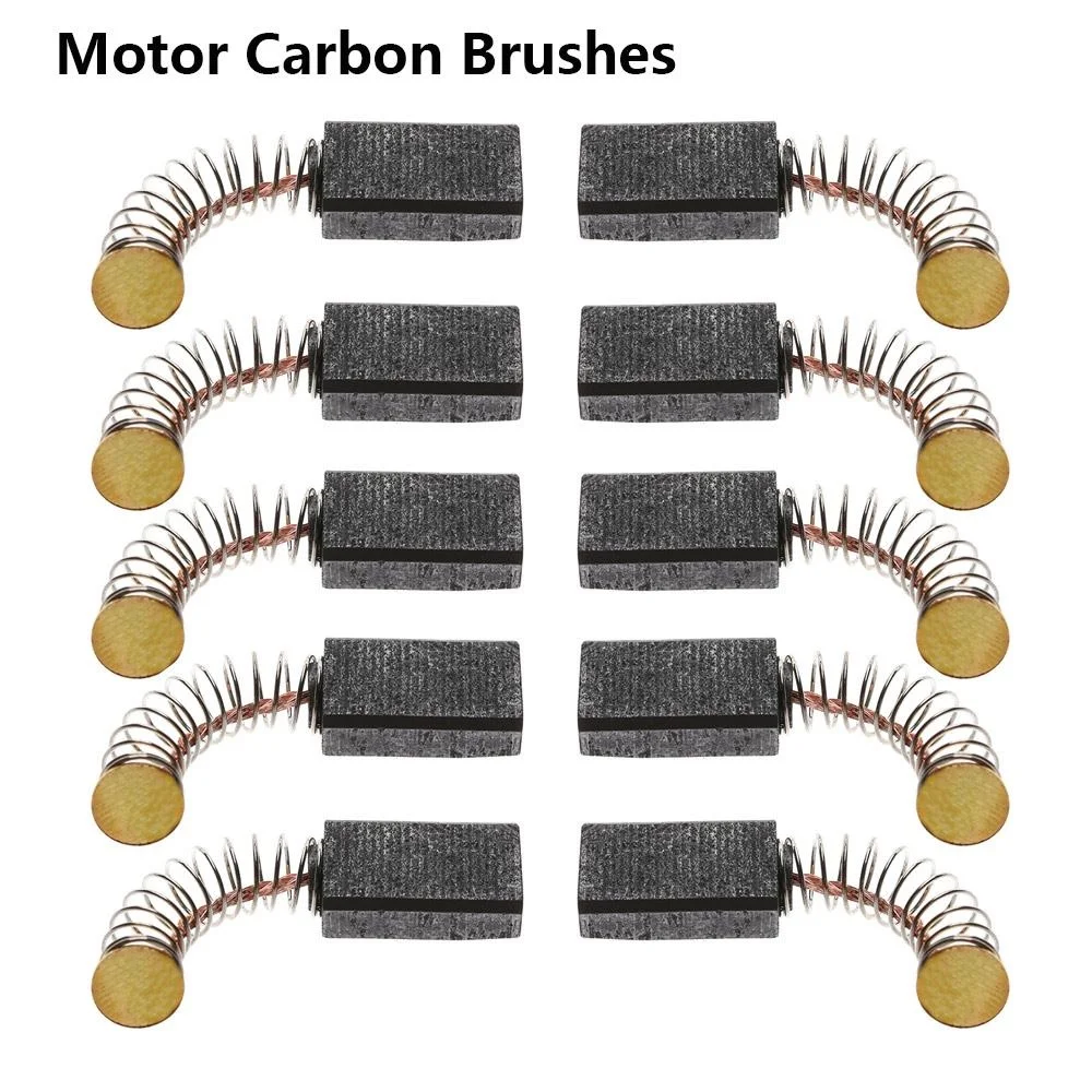 5/10Pcs Carbon Brushes Replacement Spare Parts for Drill Electric Grinders Rotary Tools Durable Wear-Resistant Wholesale