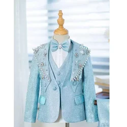 Baby Boy Suit Children's Piano Performance Evening Dress Blazers Sets Boys Suits For Weddings