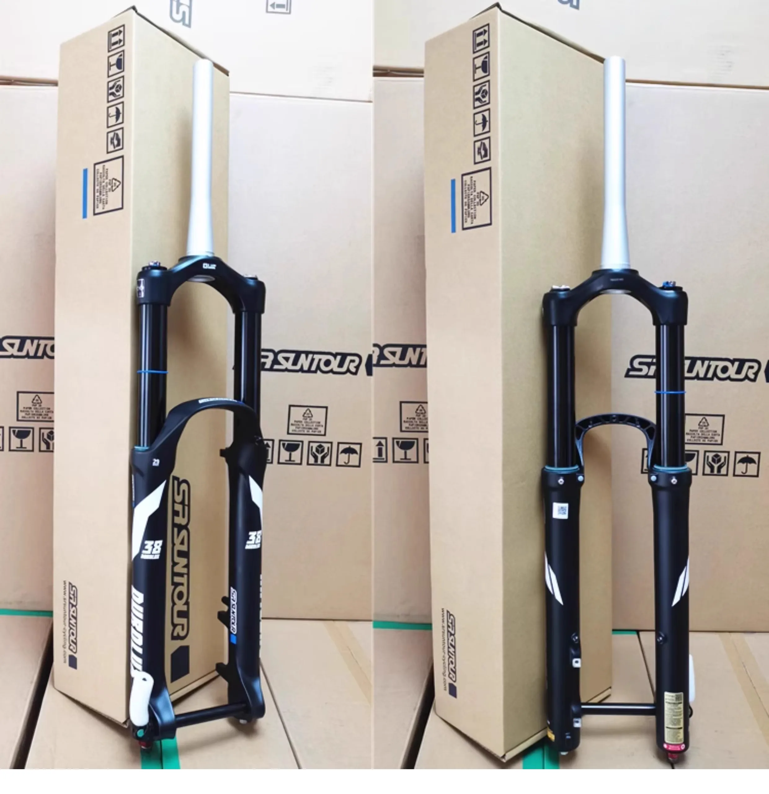 SUNTOUR DUROLUX Mountain Bike Front Fork Mountain Off Road Speed Drop DH Fork 27.5 Inch 29 Inch 160mm 180mm Travel BOOST Fork