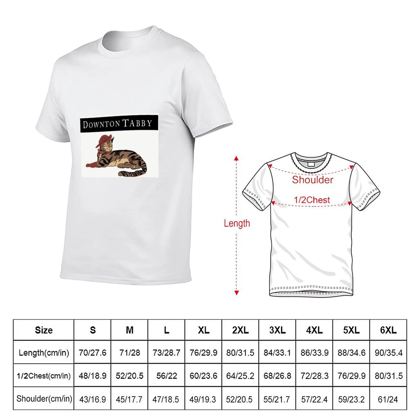 Downton Tabby - Mary T-Shirt graphic tee shirt topping men t shirt