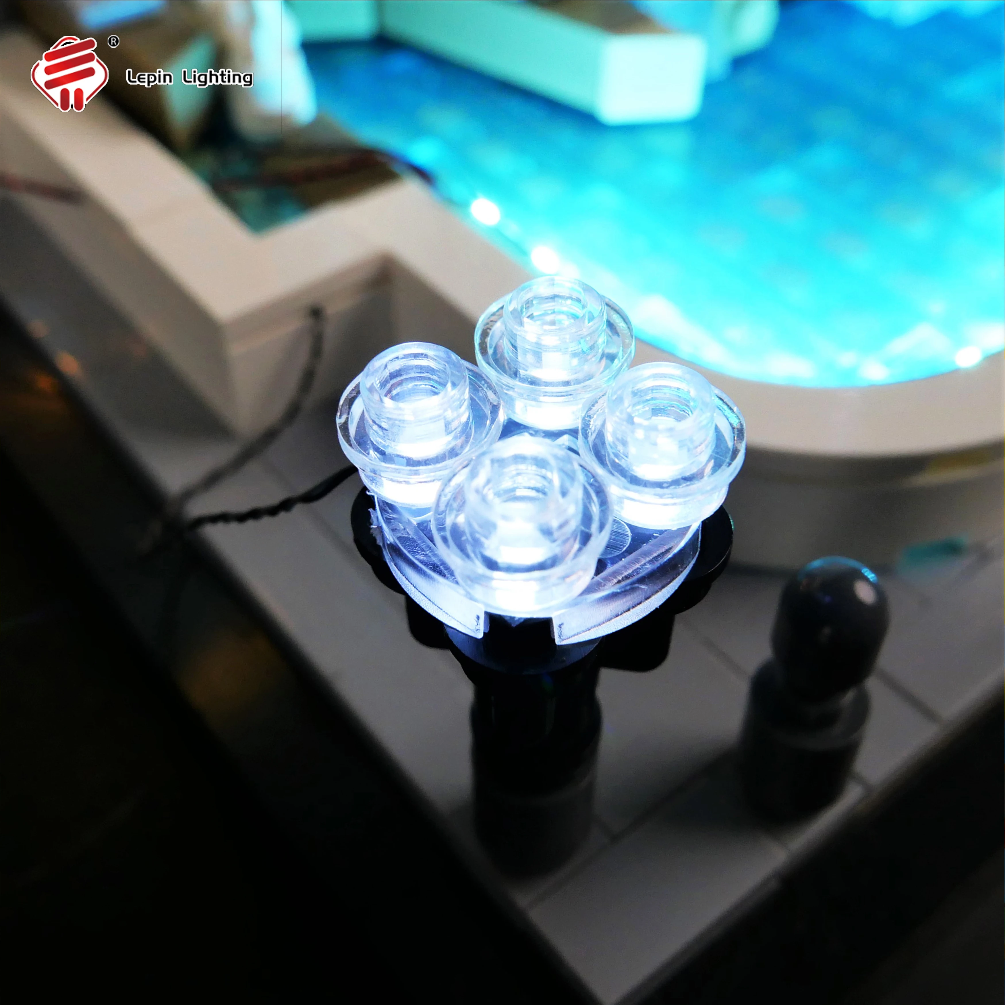 Kit de luz LED DIY Compatible con fuente de deseos mágica 21062, modelo de bloques de construcción, juego de iluminación con Control remoto, regalo de exhibición
