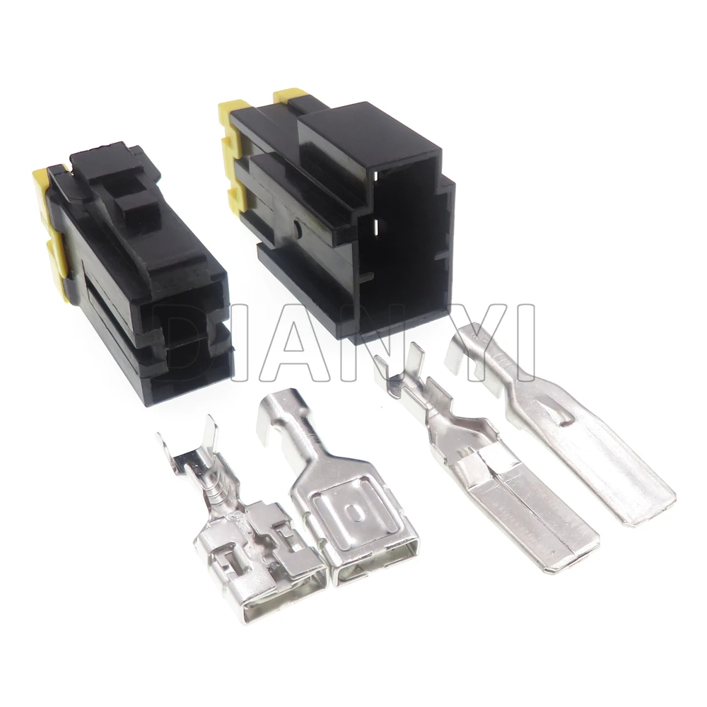 

1 Set 2 Way Car Unsealed Connector 7122-4123-30 AC Assembly Auto Large Current Cable Harness Socket With Terminal 7123-4123-30