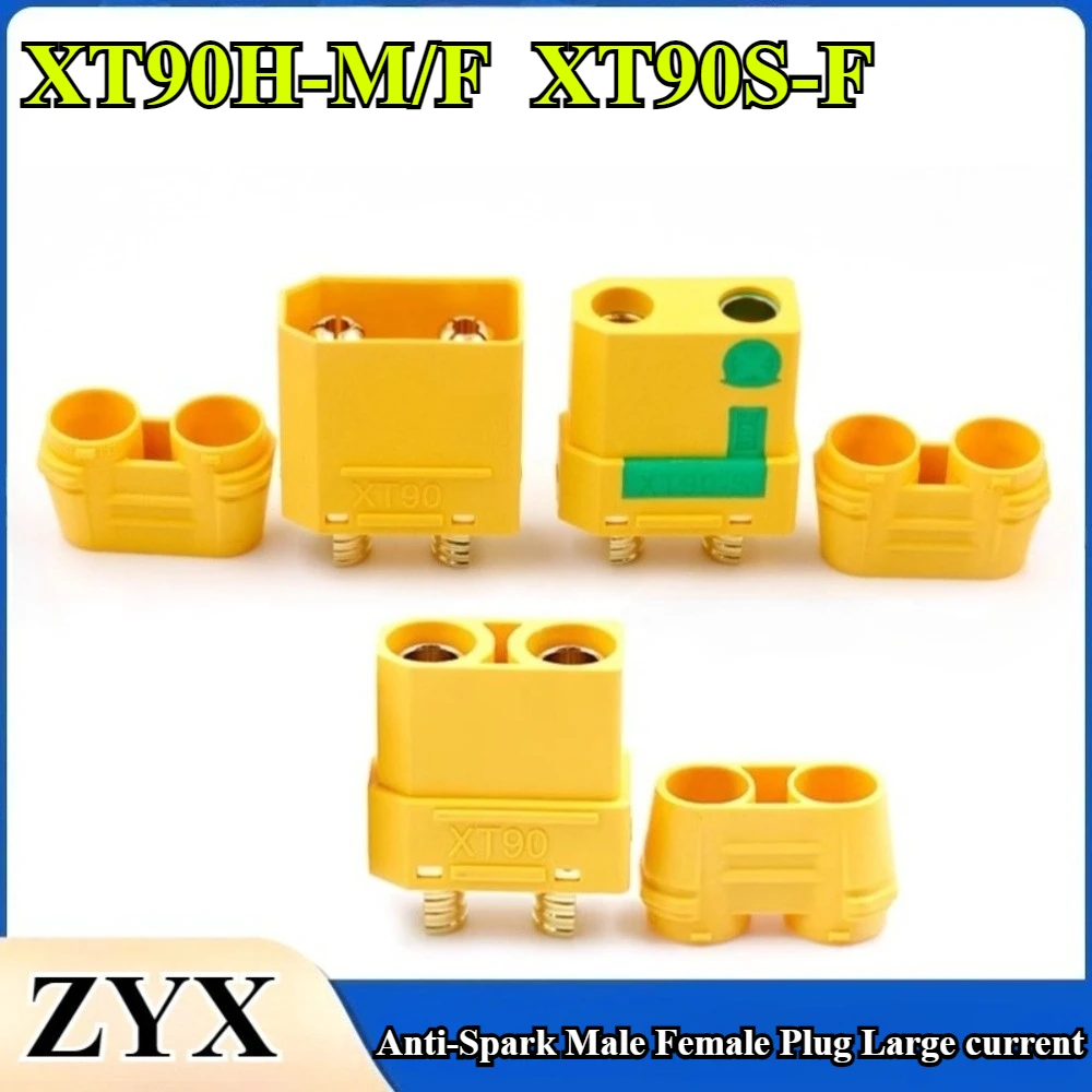 

1/3/5Pcs XT90 XT90S-F XT90H-M XT90H-F Connector Anti-Spark Male Female Connector for RC Lipo Battery Drone ESC and Charger Lead