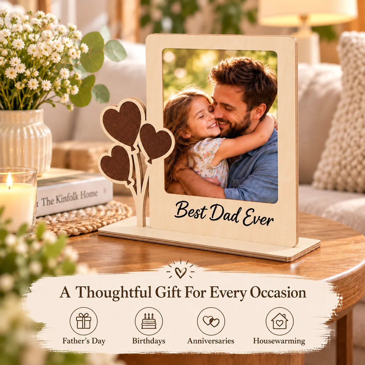 1PC Gepersonaliseerde Houten F - Picture Frame recensie en prijs
