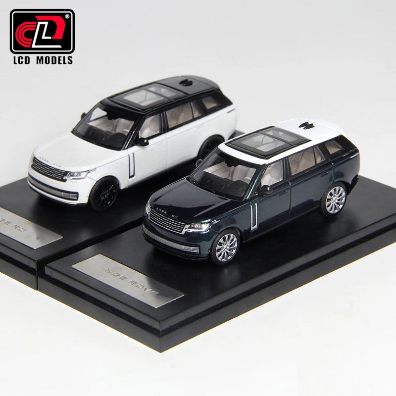 *In Stock* LCD 1:64 Rover 2022 White Black Prestige Genesis Extended alloy car model