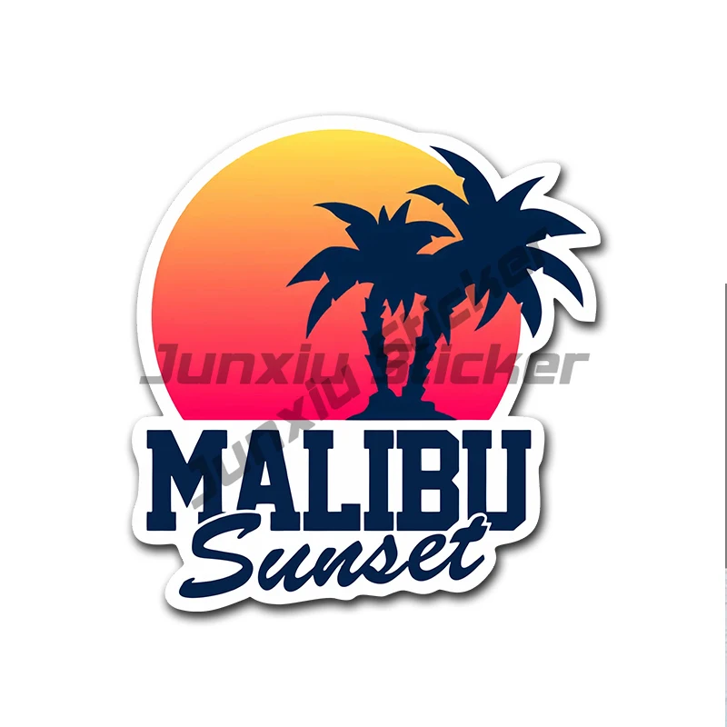 

Personality Malibu Sunset Car Sticker Decal PVC Car Accessories