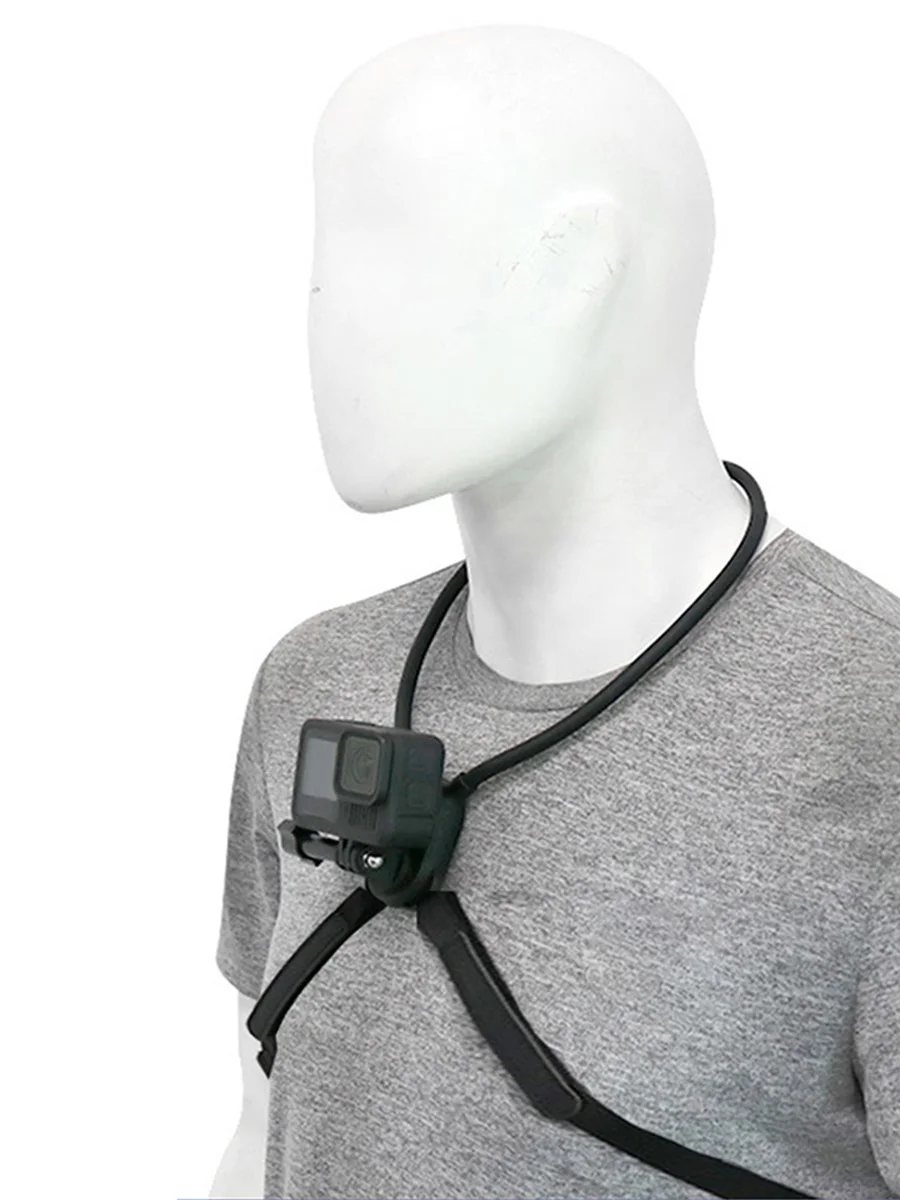 Action Camera Neck Mount Quick Release Chest Mount for GoPro Hero Insta360 DJI OSMO Action Phone Neck Mount Accessories