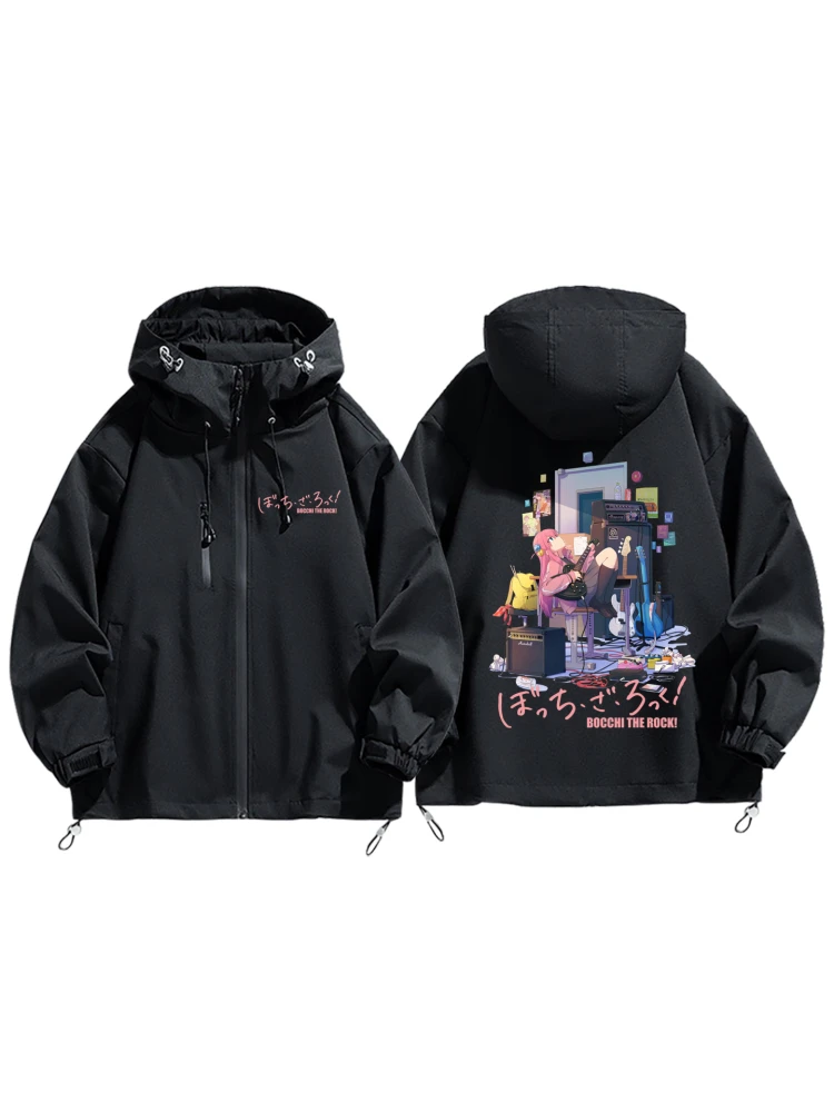 فضفاض عارضة الرجال Jaet Ro أنيمي التعاونية فضفاضة تناسب ربيع الخريف الشتاء سستة مزين البوليستر الشباب Faion #5